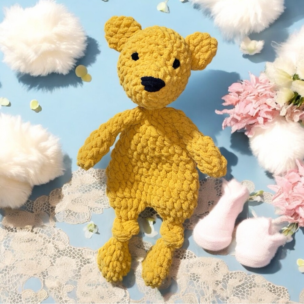 SOLD…Handmade Pooh Bear Inspired Snuggler